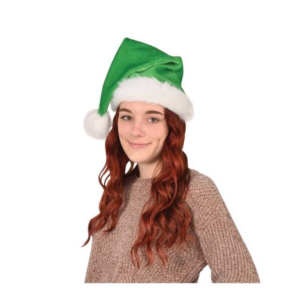 green santa hat