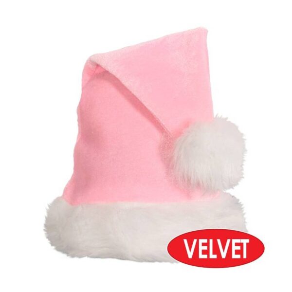 Light Pink Santa Hat