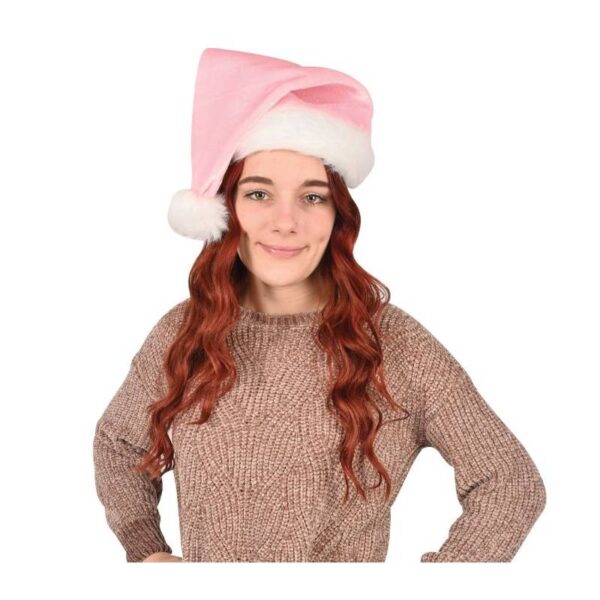 Light Pink Santa Hat