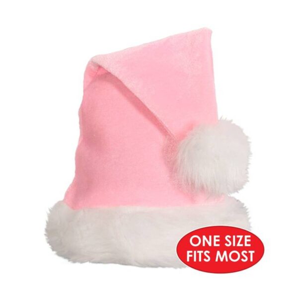 Light Pink Santa Hat