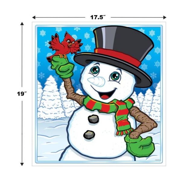 Pin The Nose On The Snowman Game