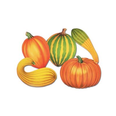 Fall Pumpkin Squashes Cutouts