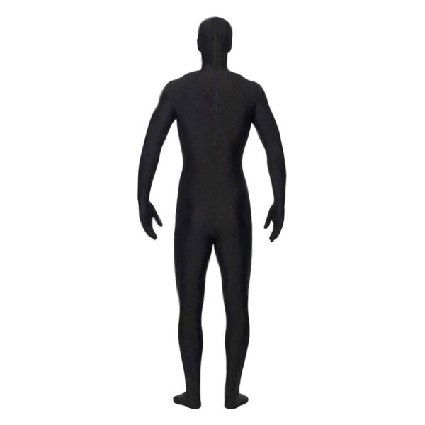 black Invisible Second Skin Jumpsuit