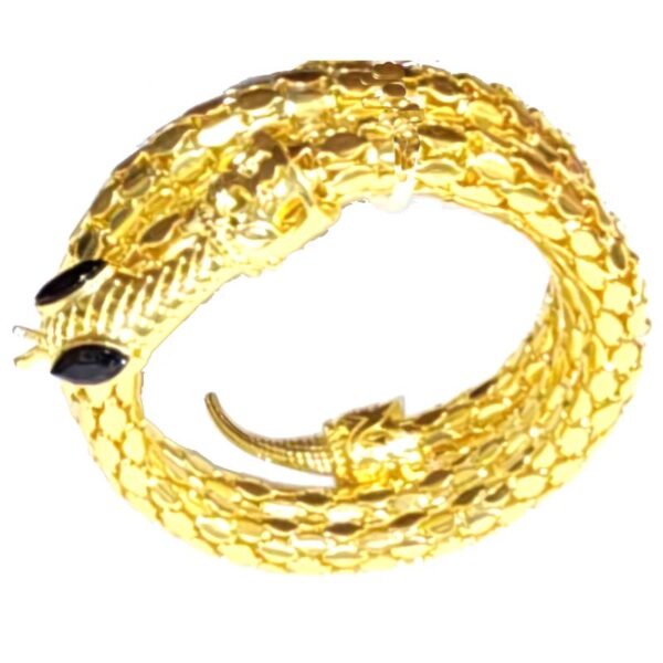 Gold Metal Snake Arm Band