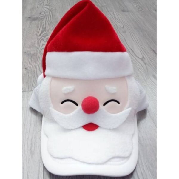 Adjustable Fabric Santa Head Cap