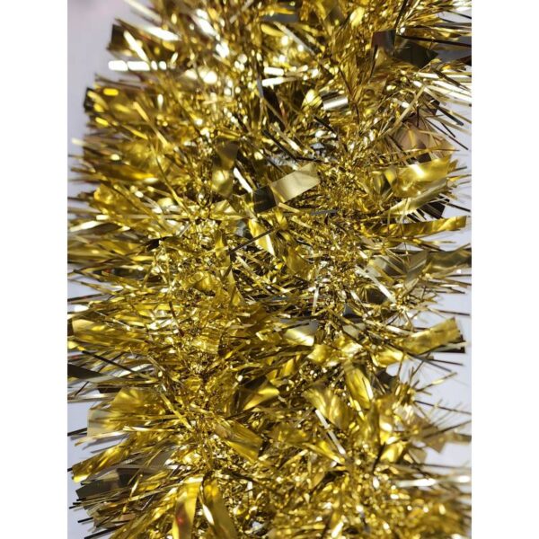 gold 6' x 6' Festooning Tinsel Garland