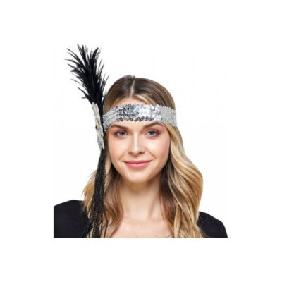 Sequin Jeweled Flapper Headband